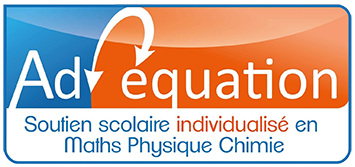 Adéquation, Soutien scolaire individualisé en Maths et physique chimie, logo