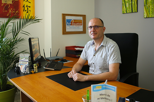 Stéphane Clochard, professeur au centre de soutien scolaire Adéquation à Angoulême